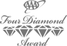 Text reads "Four Diamond Award" with four diamond shapes below.